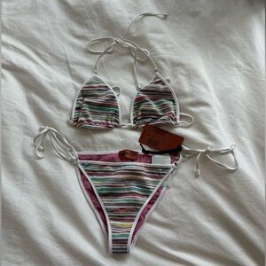 Missoni NWT Multi Color Bikini